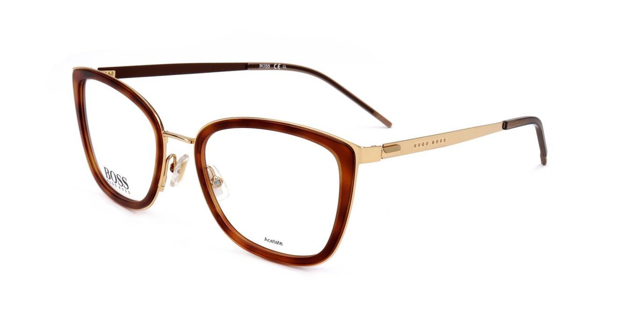 Hugo Boss Women's Havana Gold Boss 1211 2Ik 53/19/145 Woman Eyewear Frame