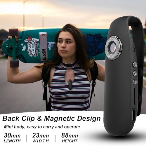 image for Tkiplay Mini Boby Camera,1080P HD Motion Detection,Portable Body Camer