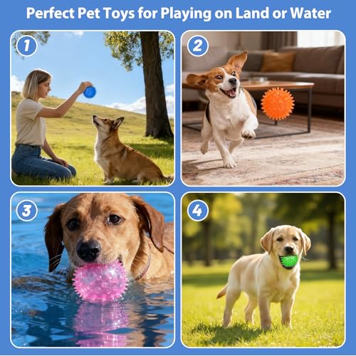 36 Pelotas Mordibles Sonoras para Perro 2.5 Pulgadas miniatura 4