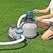 Bestway 2,200 Gallon Sand Filter Pump for 300 to 11,200 Gallon Above Ground Outdoor Swimming Pools with ChemConnect Clean Water Dispenser