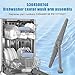5304506740 (AP6036364) Dishwasher Spray Arm,Center Wash Arm Assembly compatible with Frigidaire, Ikea Dishwasher Replaces 5304498136, 4455105, PS11770527