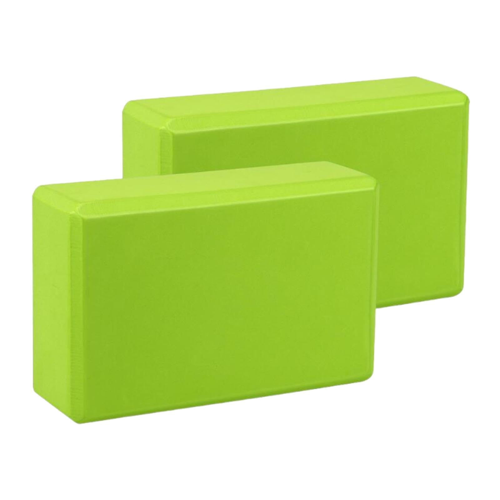 2X Yoga Blocks Anti Slip Yoga Prop Accessories for Indoor Sports Gym Fitness Green | Yoga Props | Yoga & Pilates | Fitness, Running & Yoga-image-40