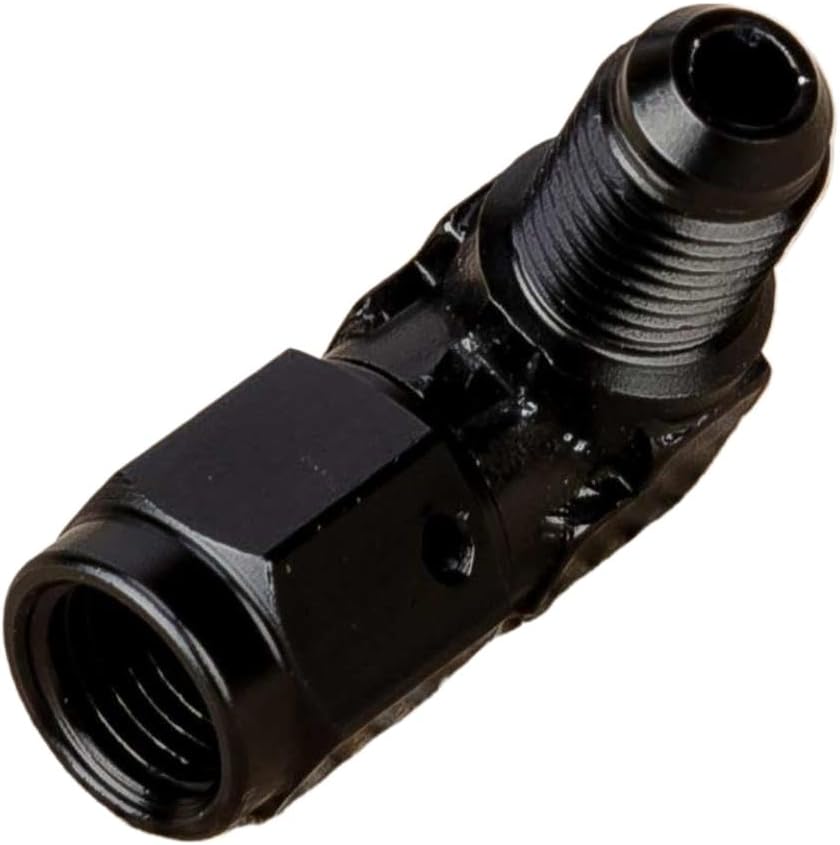 Universal AN3 Female To 3AN Male 90 Degree Flare Swivel Hose Fitting Adapter Connector Compatible With Vehicle Models For Oil Fuel Coolant Water Air Gas Aftermarket Replacement