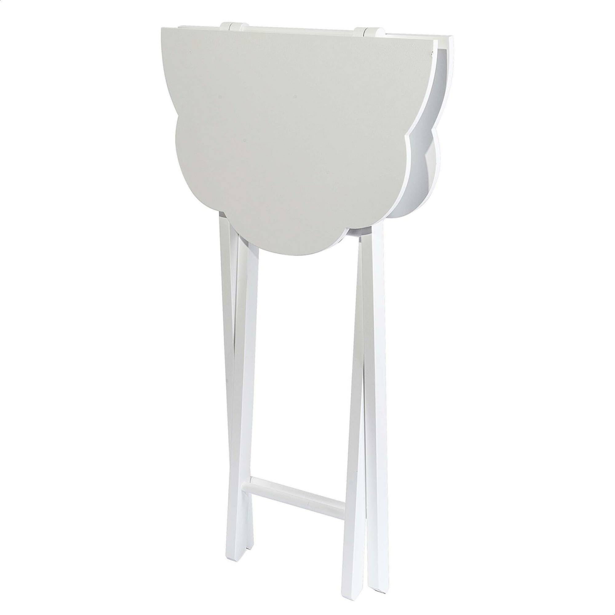 ARANAZ S.L. MANUFACTURAS DE LA MADERA Mesa Infantil Plegable 'Nuble' 62,5x48x51,5cm Color Blanco