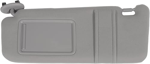 cciyu Espejo parasol gris para parabrisas izquierdo del lado del conductor, repuesto para Toyota para Camry 2006 2007 2008 2009 2010 2011