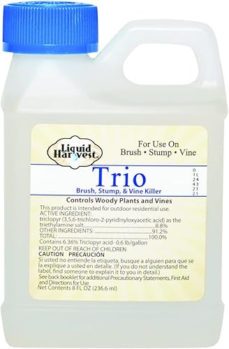 Liquid Harvest Brocha concentrada (comparable a las marcas líderes de Triclopir), 8 onzas, formulado para controlar más de 70 tipos de cepillo,
