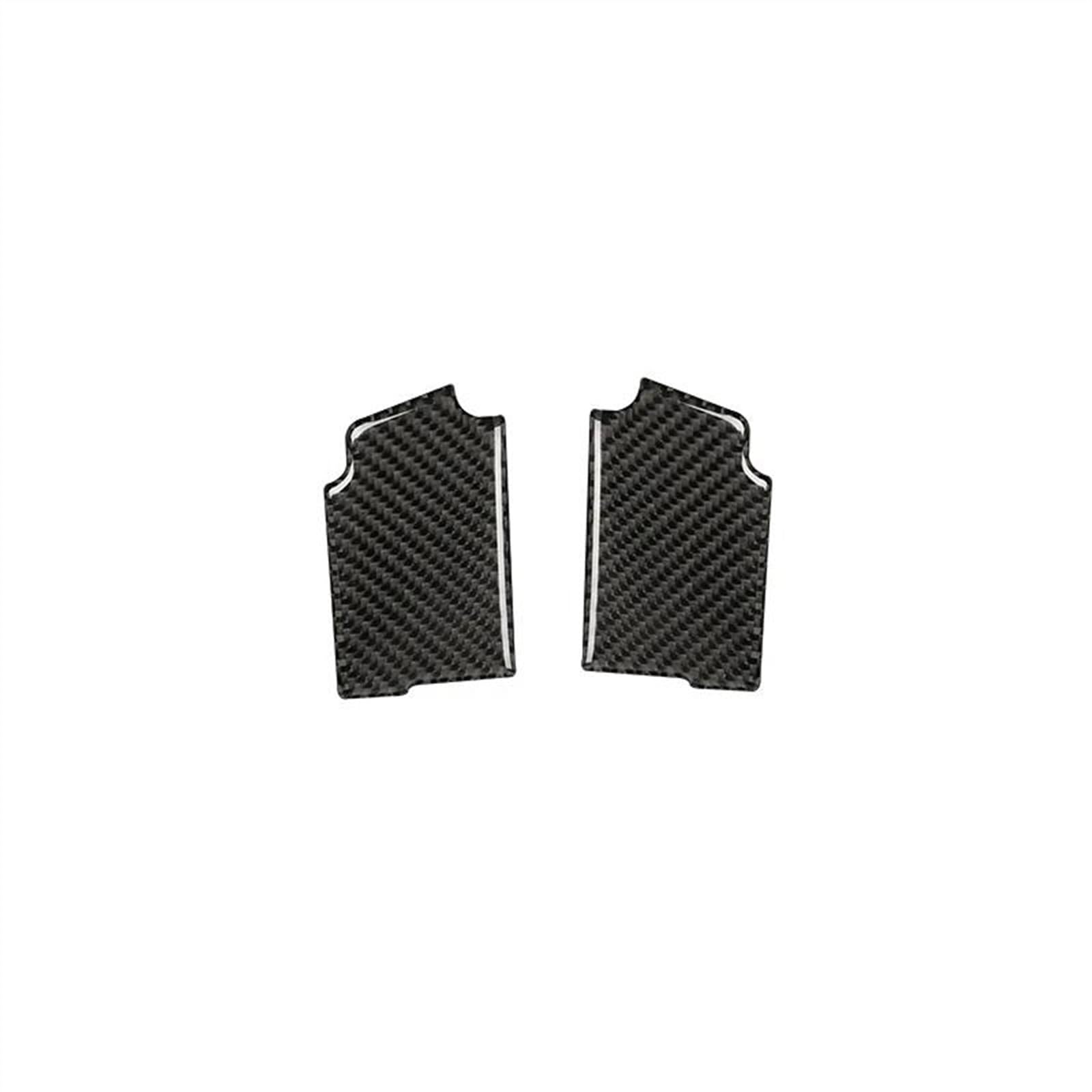 Qibbei Style A Black Door Handle Frame Decoration Cover For Ford For Mustang Gt 2015-2021 Car Interior Accessories Modification Sticker Stickers(Style A Black)
