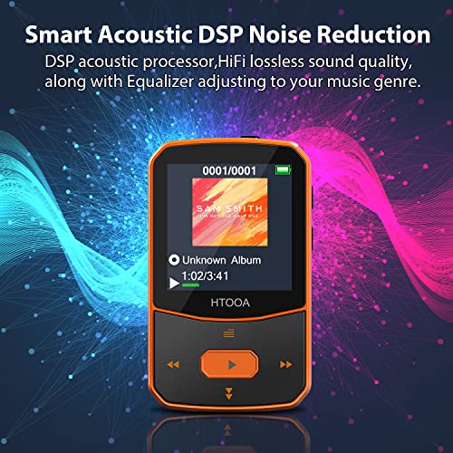 MP3 Player Bluetooth 5.0 Sport - Verlustfreier Sound FM Radio, Sprachaufzeichnung, E-Book und andere Funktionen… - Image 8