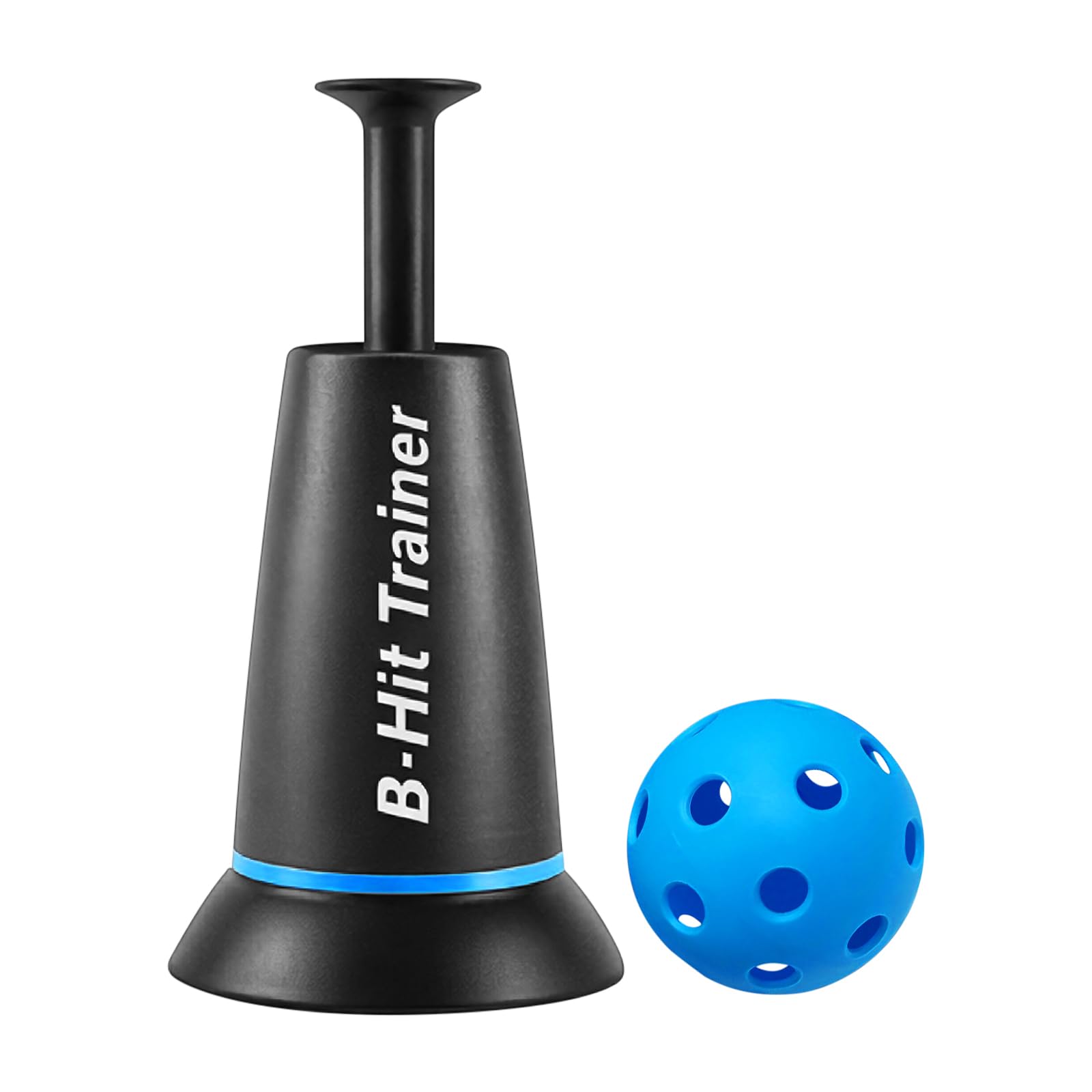 Tee Ball Popper Pop Up Baseball Batting Tee, Battery Free Hands-Free Hitting Trainer with 2.9in Practice Ball for Backyard