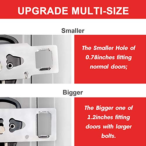 Portable Door Lock-2 Pack Solid Heavy Duty Extra Lock for Additional Privacy and Safety in Hotel,Apartment,and Prevent… - Image 3