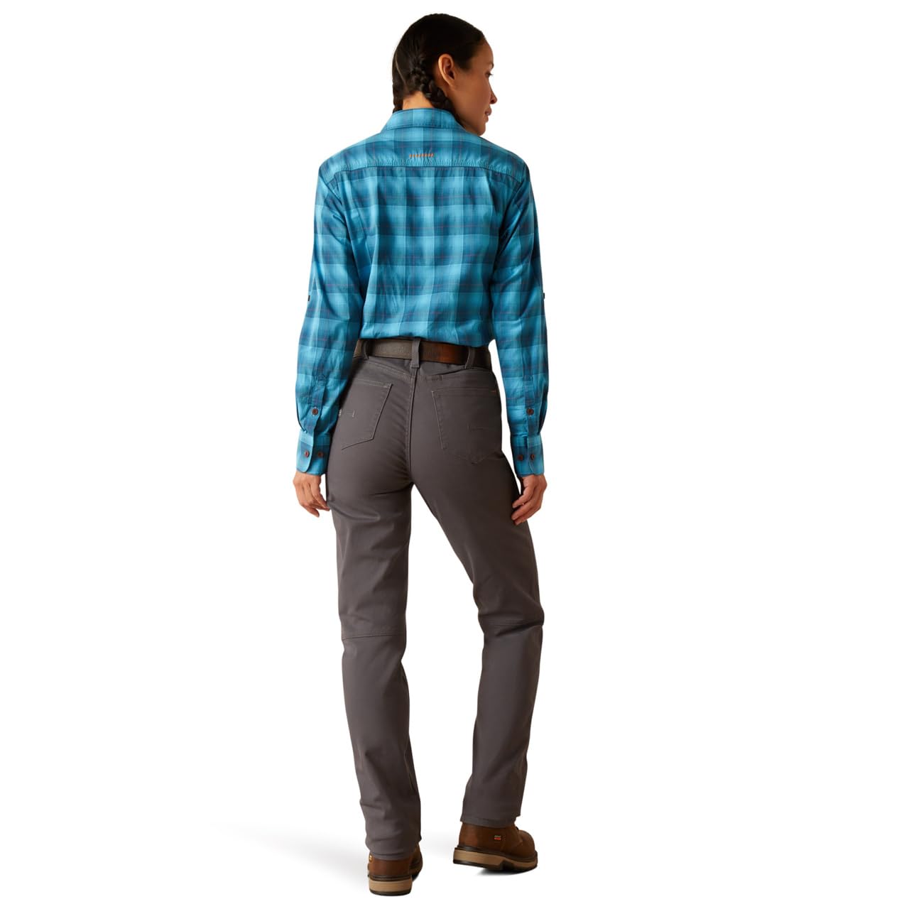 ARIAT Rebar Perfect Rise Made Tough Proste Spodnie - Spodnie Kobiety