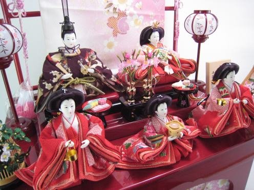 雛人形 五人飾り Amazon | 60花園雛人形5人収納式 2段飾り | 段飾り | おもちゃ