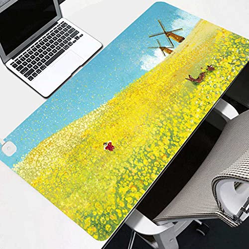 Tapis de souris grand format 900x400 mm pour stabiliser votre clavier et souris de jeu