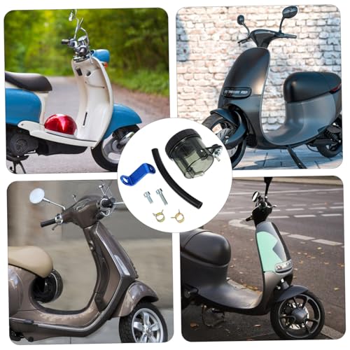 Depósito de aceite de freno PRETYZOOM para motocicleta con acabado premium 6