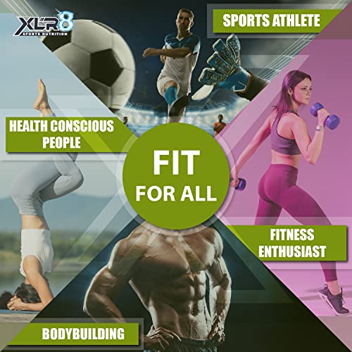 Image of XLR8 Natur Iso Gold Whey Protein Isolate, 25g Protein, 5.7g BCAA, Sweetened with Stevia, VEGETARIAN, ZERO SUGAR, Muscle Support and Recovery. (Gulkand Flavour, 500g)