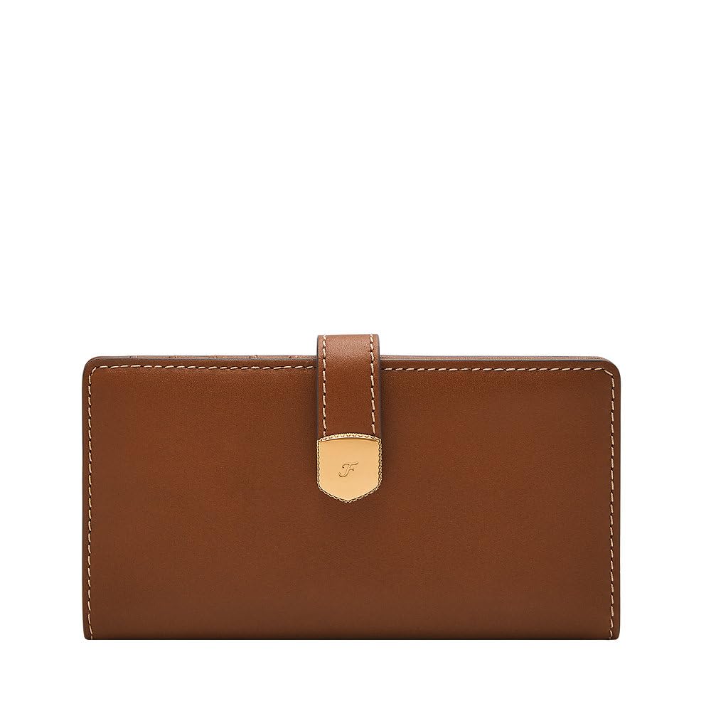 Fossil Women's Lennox Smooth Cowhide Leather Tab Bifold, SL10036200