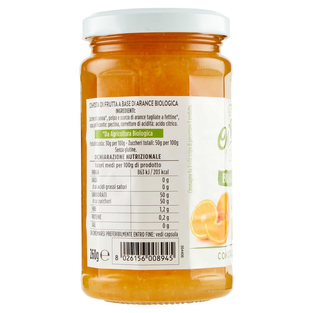 12er-Pack Testpaket Marmelade Ohi Vita Orangen + Rigoni di Asiago Zitronen,Cremiges Fruchtkompott,250g Glas + 1er-Pack Kostenlos Felce Azzurra Talkumpuder, 100g-Beutel