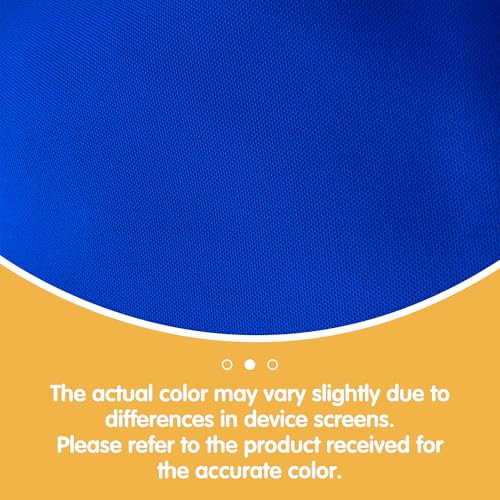 Image of BRILLMAX 10 Pack Royal Blue Tablecloths 60x102 Inch for 6ft Rectangle Table | 150 GSM Polyester Fabric, 15 inch Standard Drop, Water, Stain & Wrinkle Resistant Cloth Cover for Wedding Reception Banquet Party