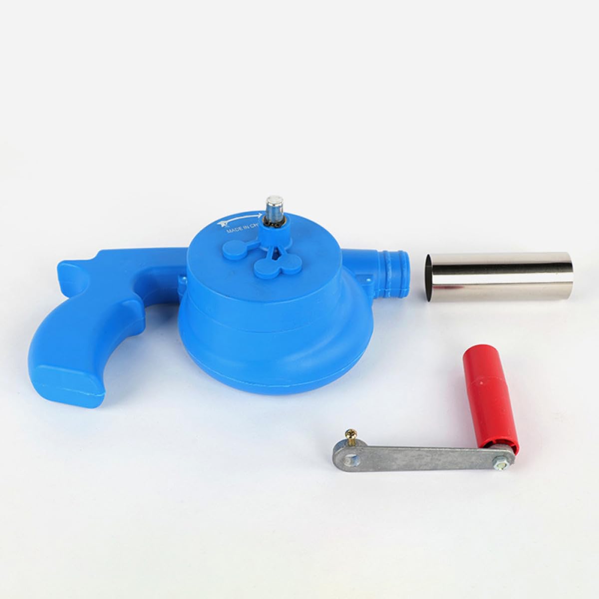 ABOOFAN Soplador Manual Herramienta Ligera y Fácil de Transportar Manivela para Barbacoa Material ABS para Acampadas y Picnics al Aire Libre