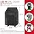 Unicook 2 Burner Grill Cover 32 Inch, Outdoor Small BBQ Cover with Side Handles and Straps, Heavy Duty Waterproof, Compatible for Weber Char-Broil Nexgrill Gas Grills with Collapsed Side Tables