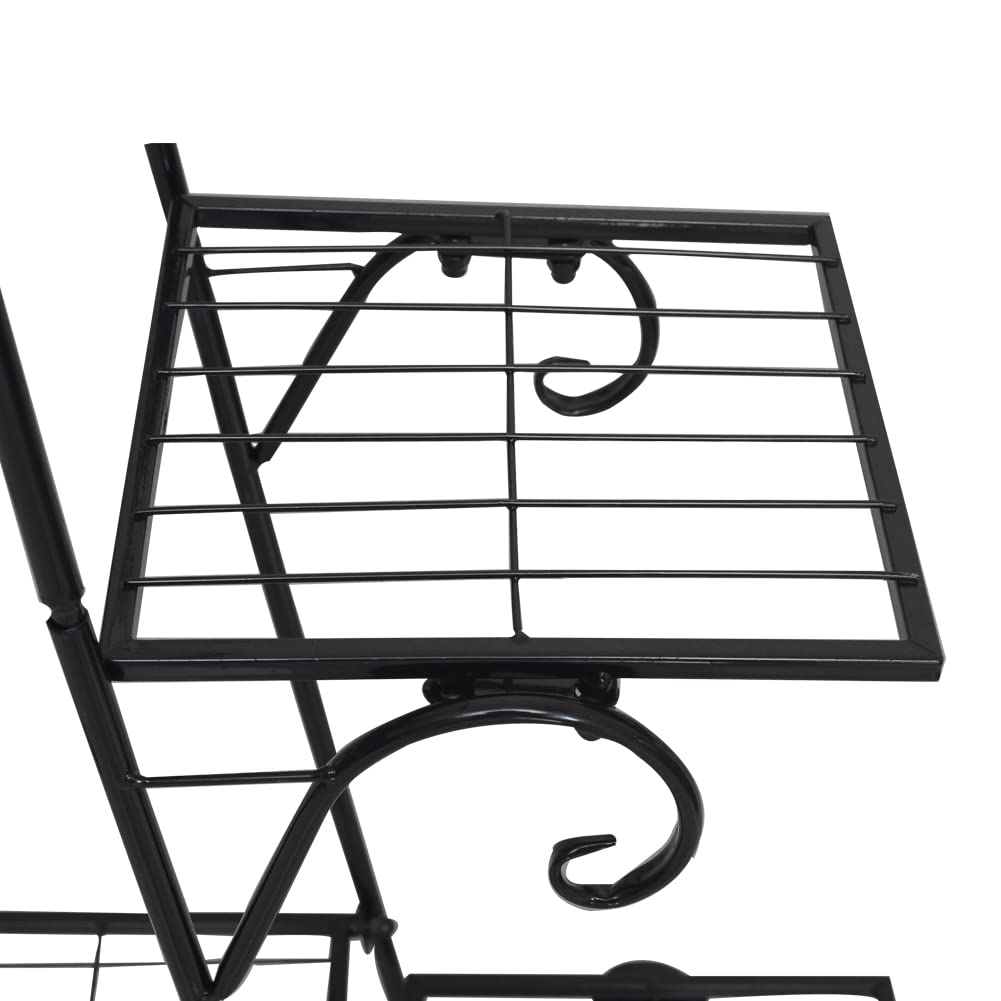 ROYAL SMEELA Soporte para Plantas de Hierro, Estantería para Macetas con 6Niveles Estantería Decorativa de Flores para Exterior Interior Jardín Puesto de Plantas Puesto de Flores