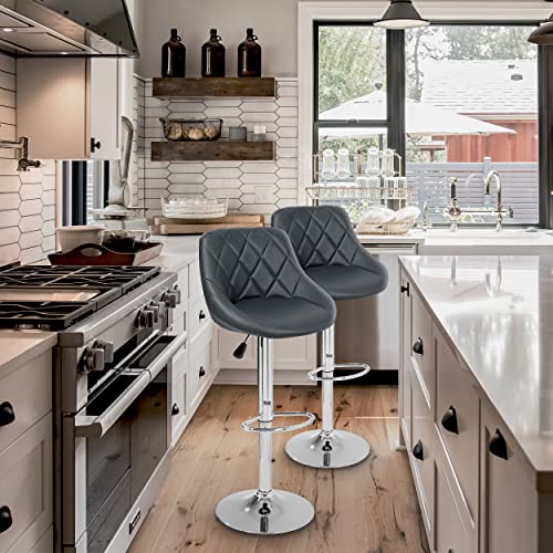 Barhocker TRESKO 2er Set mit 10 Farben und höhenverstellbar