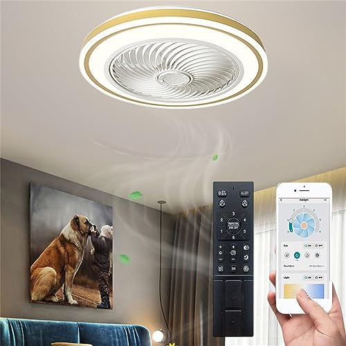 KOVOL シーリングファンライト シーリングファン おしゃれ 扇風機 LED天井ファンライト ファン付き照明 引っ掛対応 工事不要照明器具 天井 無階段調光/調色/風量6階段調 リモコン/スマホAPPで遠隔制御 正逆回転切替可能 常夜灯 イミング機能 簡