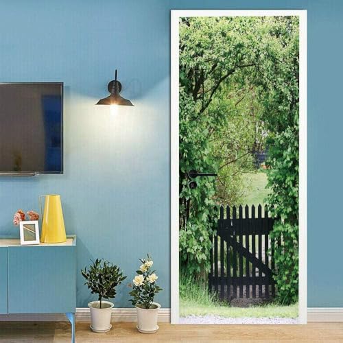 Affiche de porte en PVC imperméable et auto-adhésive pour rénovation propre