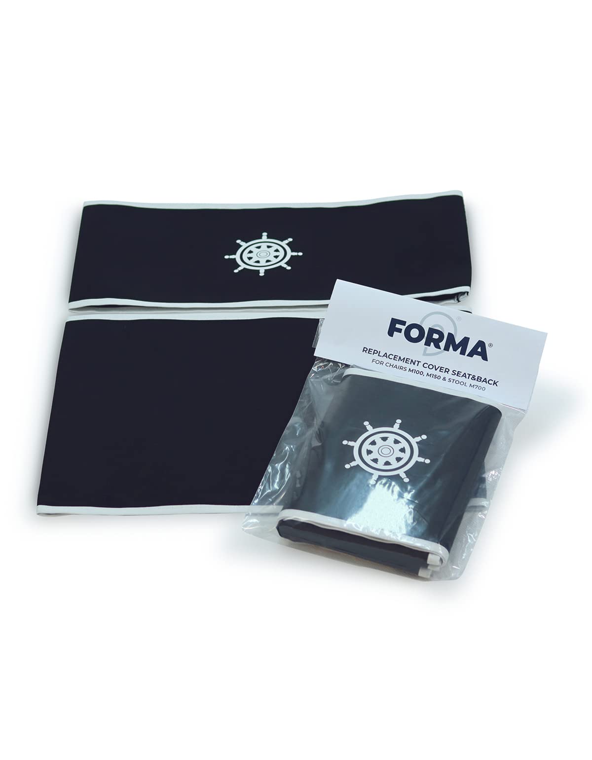 FORMA MARINEReplacement Navy Blue recacril Fabric Set for M100NB Chair, Model RM100NB