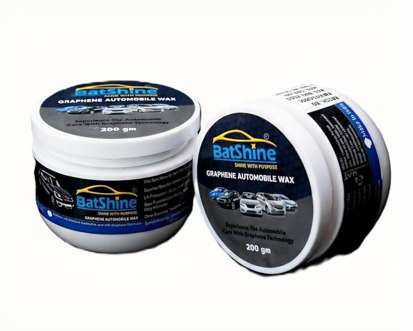 Image of Graphene Automobile Wax, Car Polish with Graphene Technology, 200 gm, Pack of 2