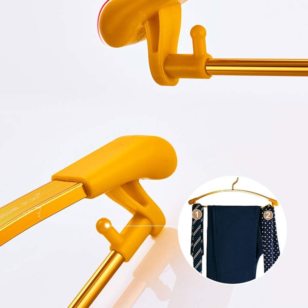 Drying Rack Hanger Multi-Function Household Pants Hanger Storage Underwear Skirt Clip Multi-Layer Pants Hanging Shelf Aluminium Alloy Hanger (Color : Silver) Shelf