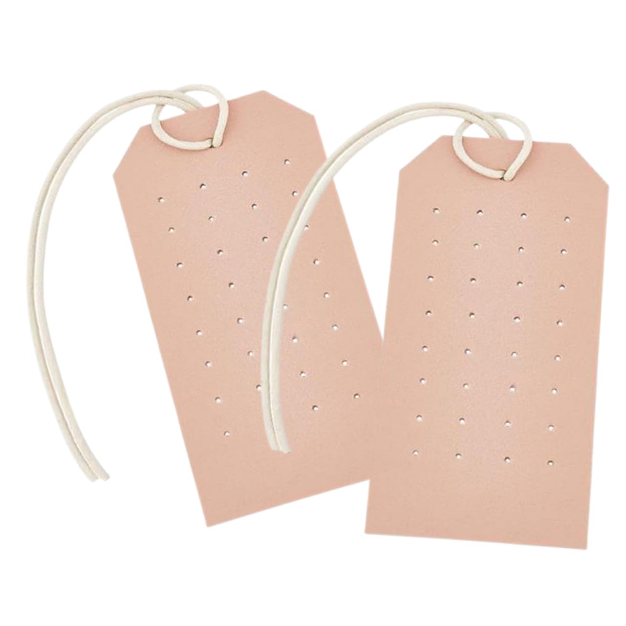 IWOWHERO 2Pcs Double Sided Pu Earring Display Rack Hanging Earring Organizer for Travel and Home Wall Earring Holder for Studs and Brooch Pins