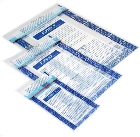 Safariland 5x8" Evidence Security Bags, Pack of 100