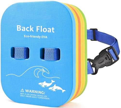 SWIMMEE Back Float for Kids Children Safety Swim Bubble with Adjustable 3 Layers Swim Belts Comfortable Waterproof Floaties Device for Kids Toddler Swimming Floats (10lb-60lb)
