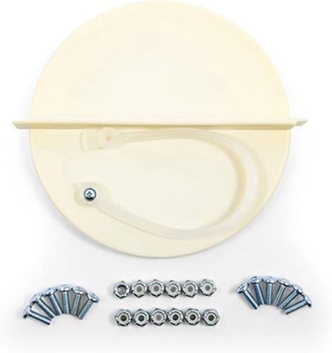 Miniatura 7 de Juego de tapas de repuesto Camco, para cubierta de depósito, de propano, para coche caravana, en color blanco, Estilo nuevo, Blanco