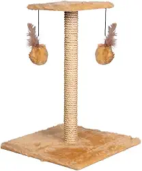 Arranhador Para Gatos Poste Brinquedo Duplo Exclusivo Grande
