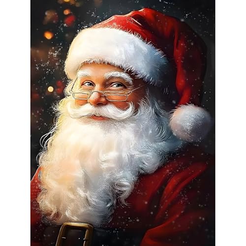 Bowetile 5D Diamond Painting Bilder, Diamant Painting Weihnachtsmann,...