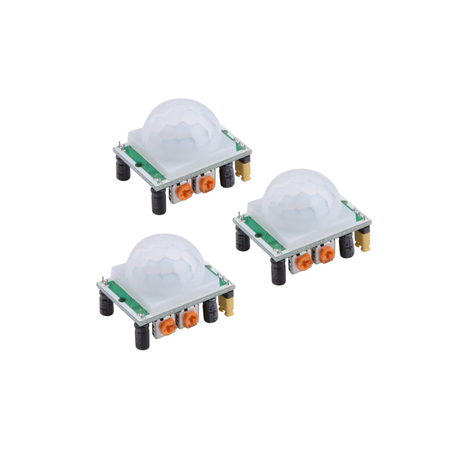 3 sztuki HC-SR501 PIR czujnik podczerwieni ludzki moduł ruchu na podczerwień do Arduino i Raspberry Pi
