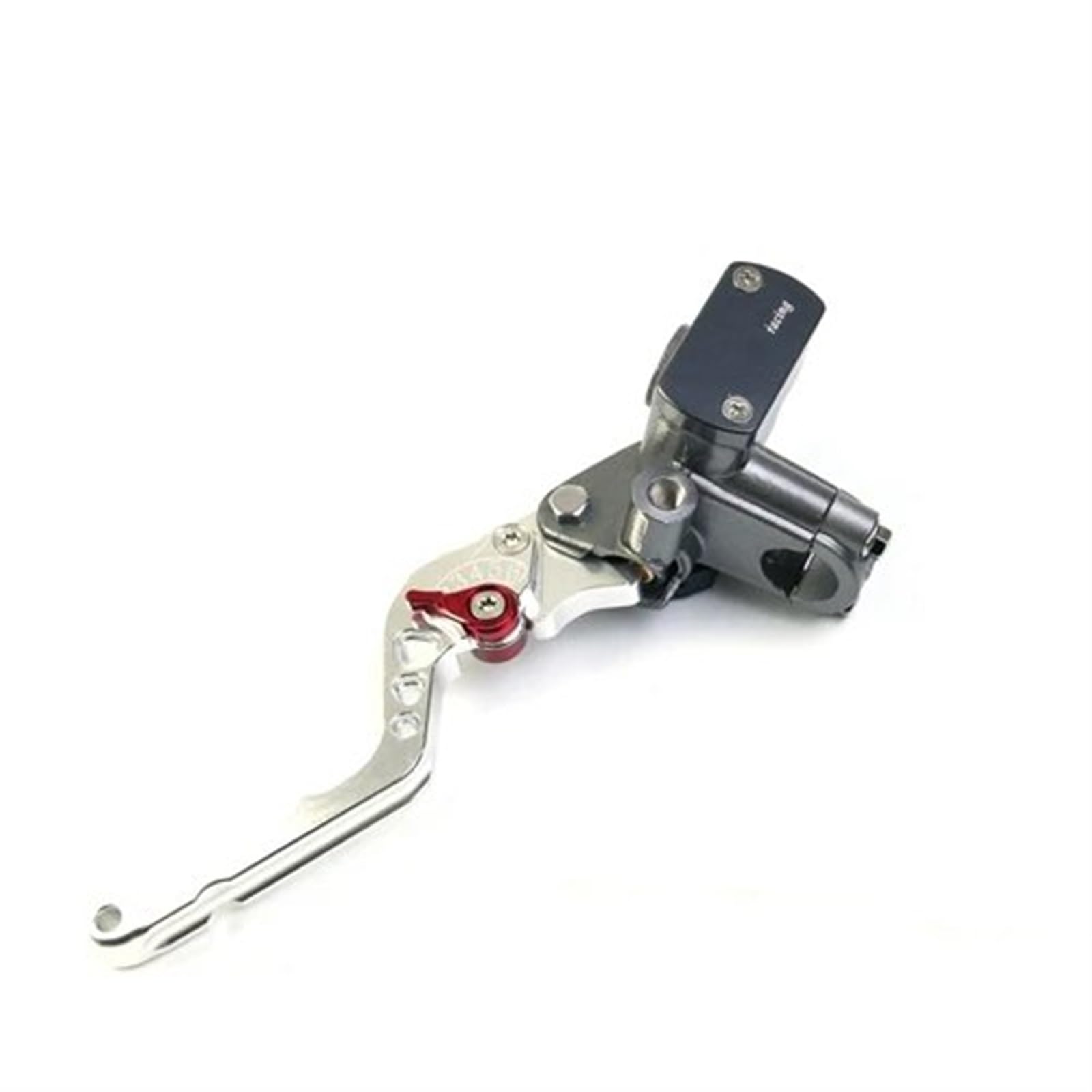 Hguvsjd One Color Universal 22Mm Dirt Bike Motocross Motorcycle Brake Master Cylinder Lever Hydraulic Clutch Motorcycle Brake Lever(Grey Left Clutch)
