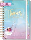 timer kalender 2019 PRAKTISCHES FORMAT - DIN A5, mit Gummiband und flexibler Spiralbindung, zum einfachen Umschlagen der einzelnen Seiten.