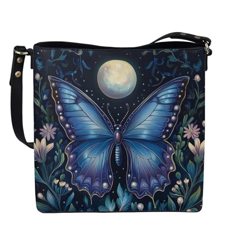 HUGS IDEA Handbags for Women's Leather Hobo Bags Shoulder Bucket Crossbody Purse