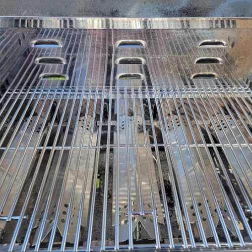 Image of Grill Replacement Parts for Nexgrill 4-Burner 720-0830 720-0830H 720-0830A 720-0830HR 720-0830T, Cooking Grate, Heat Shield and Burner Kit for Nexgrill Replacement Parts 4-Burner 720-0830H