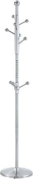 Modern Stainless Steel Spray Painted Hanger with Solid Wood Reinforcement, 72 Inch Raised Design, Gold Optional