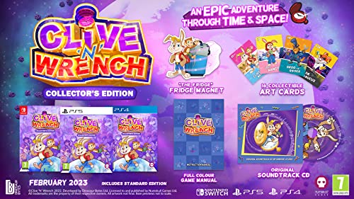 Clive 'n' Wrench Collector' Edition Nintendo SWITCH Neuf - vue 7