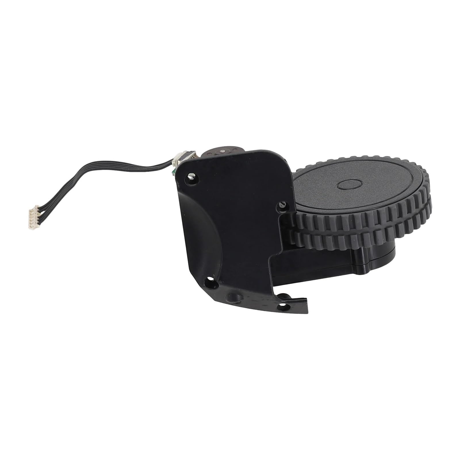 Roue d'entraînement de rechange pour aspirateur droite et gauche, compatible avec les pièces d'aspirateur Conga 1790 (noir) (roue droite)