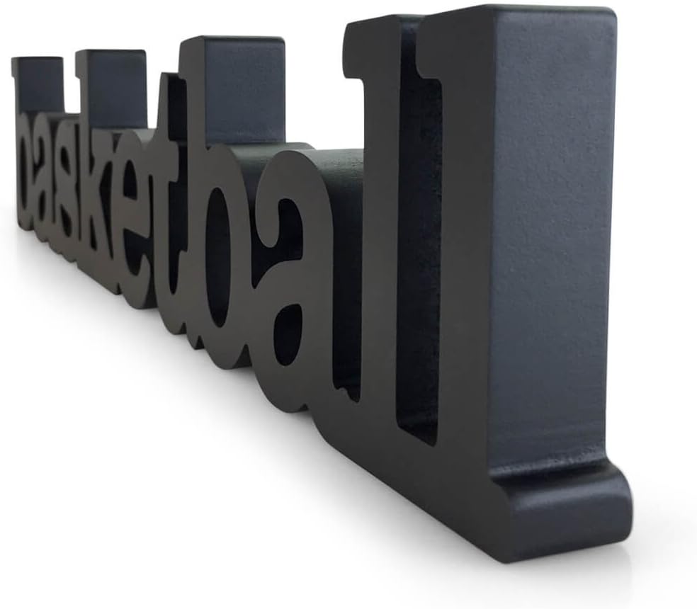 ChalkTalkSPORTS Wooden Basketball Sign - Autograph Ready Gift for Basketball Players & Coaches