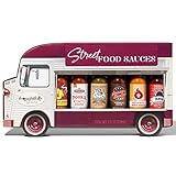 Thoughtfully - Street Food Saucen Geschenkset - Food Truck Weihnachtsset Mit 7 Würzigen Fleisch- und Grillsaucen