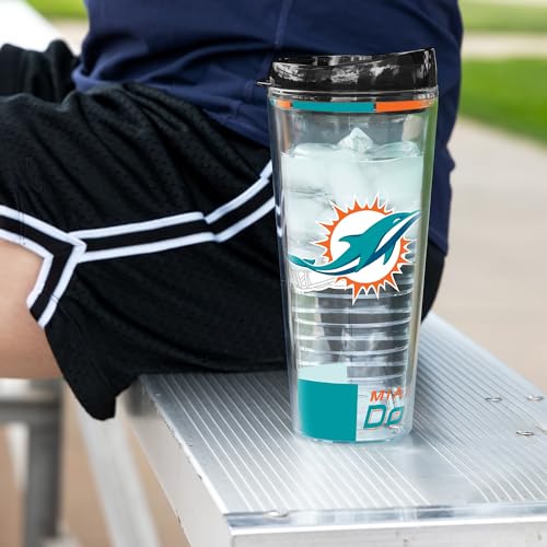 Image of Rico Industries NFL Football Double Wall Classic 16oz Or 20oz Tritan Tumbler W Lid