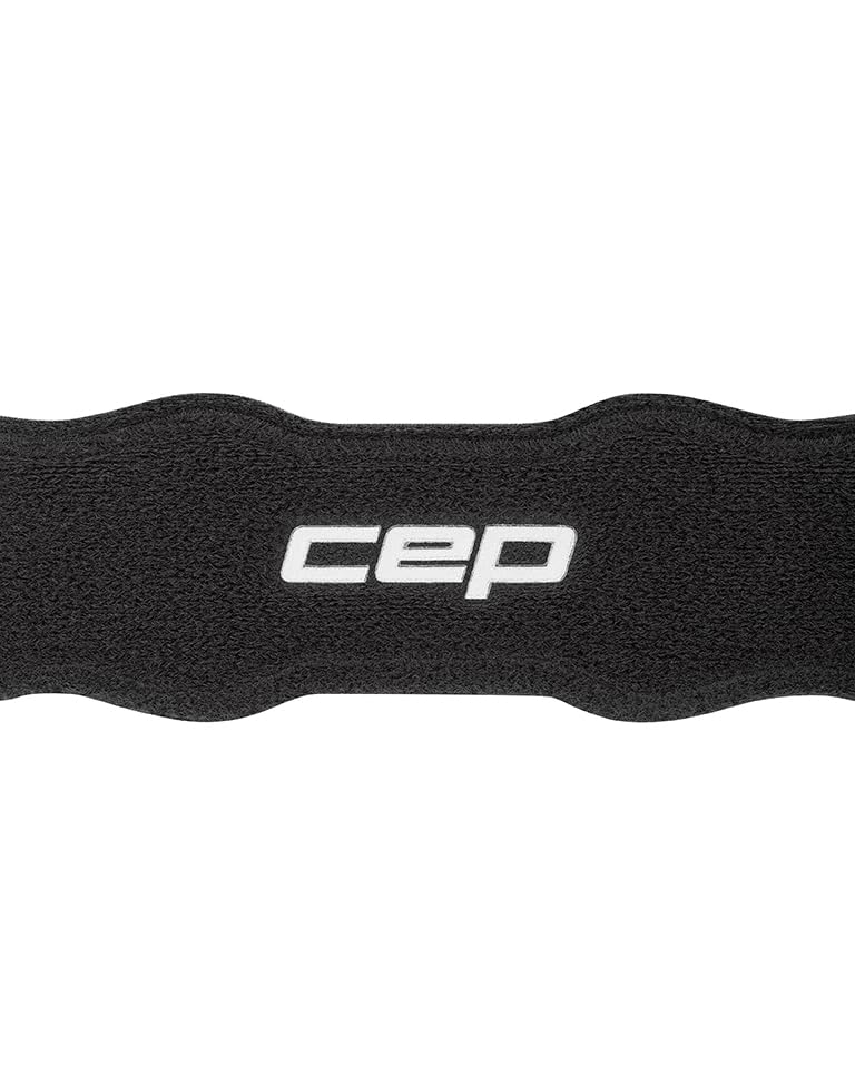 CEP Mid Support Patella Kniebandage 2.0 Unisex – Patellasehnenbandage zur gezielten Entlastung – Bandage Knie für Stabilität & Druckentlastung für Sport & Training – Schwarz