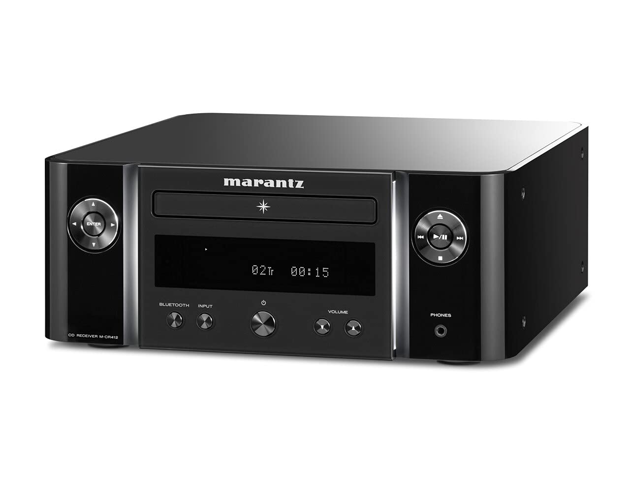 Marantz Melody (M-CR412) HiFi Anlage, CD-Player, DAB+ Radio, Bluetooth, 2 Optische TV-Eingänge, USB-Eingang